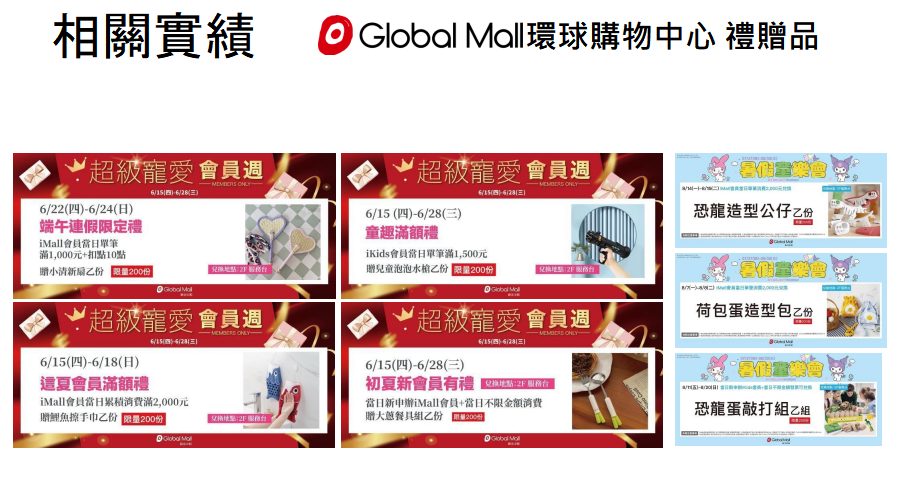 環球購物中心禮贈品